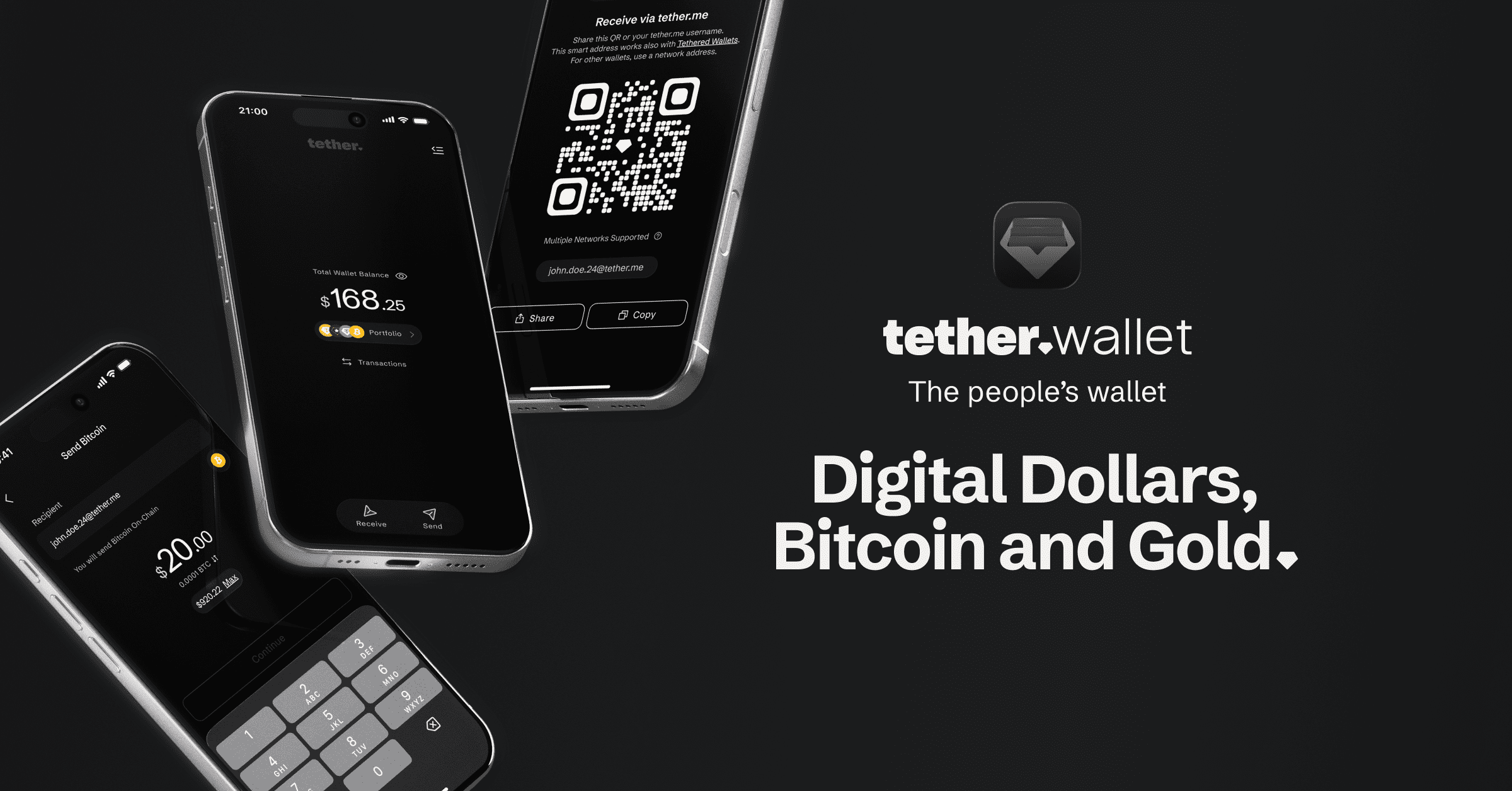 Tether Launches tether.wallet, the People&rsquo;s Wallet, Extending its Global Financial Infrastructure Directly to Billions of Users Left Behind by the Traditional Financial System - Tether.io